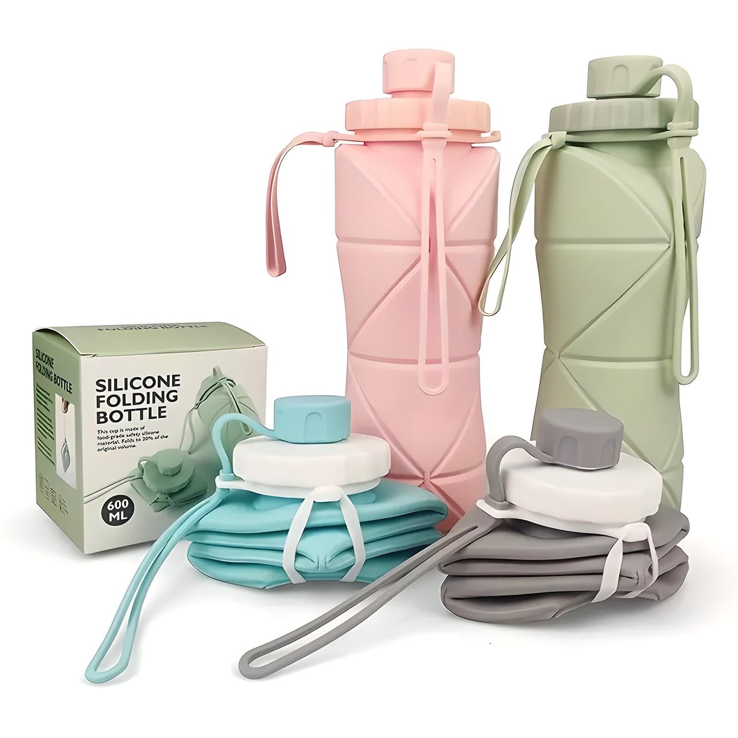 Collapsible Travel Water Bottle