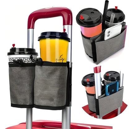 Adjustable Luggage Drink Holder