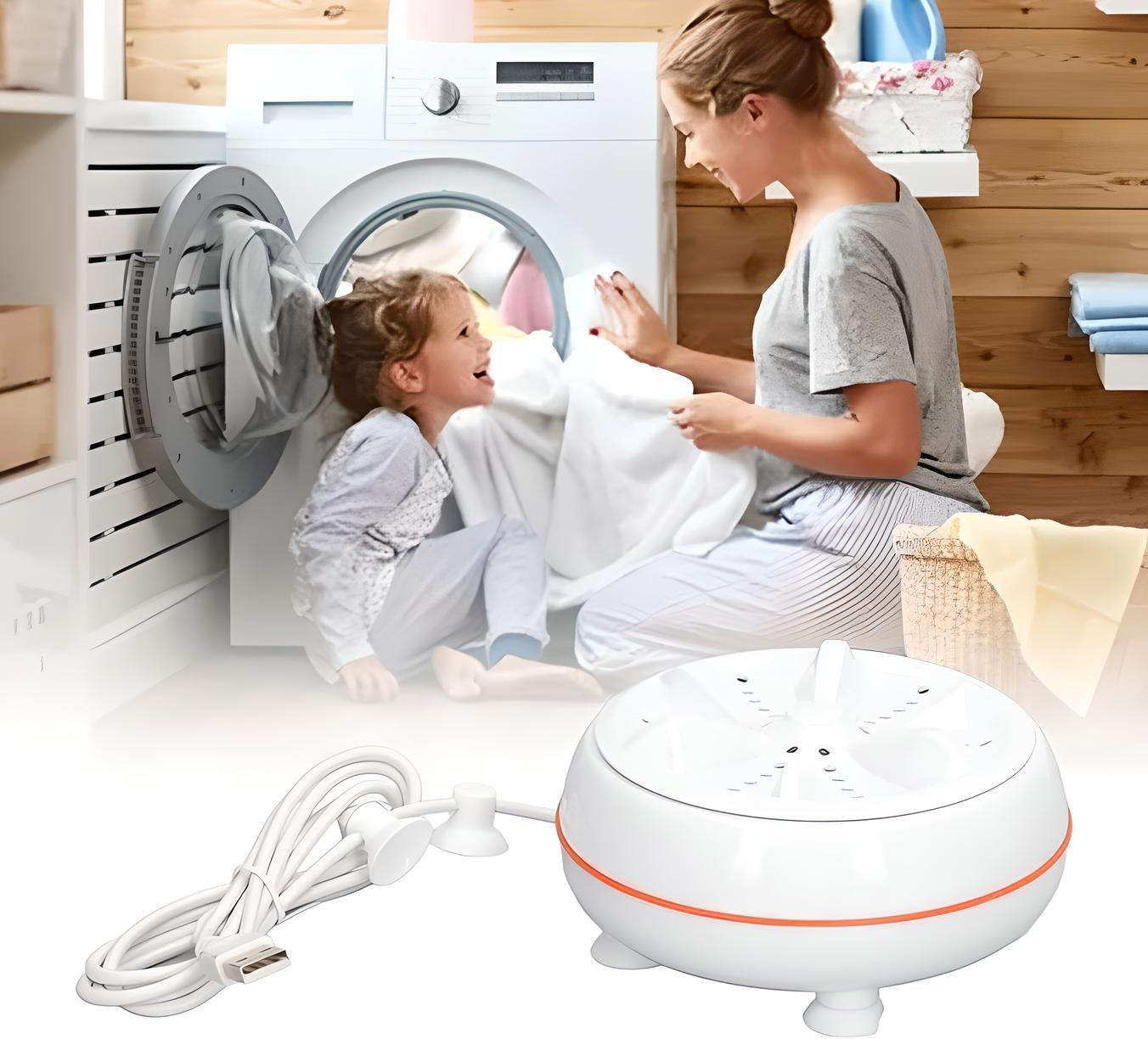 Ultrasonic Travel Washing Machine